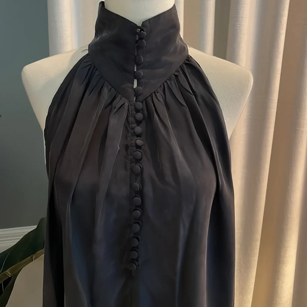 Zimmermann Silk Button Detail Long Flowy Dress - Picture 4 of 10